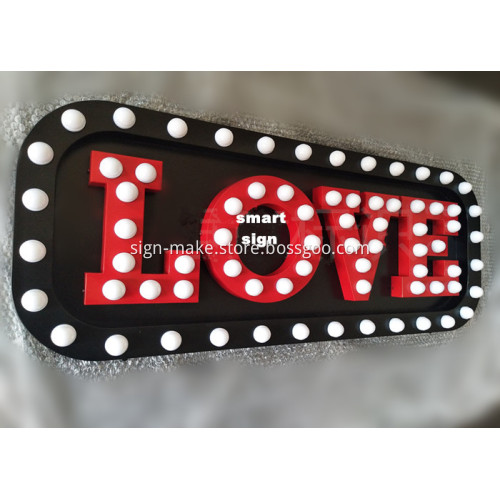 Luxury Event Family Love Marquee Decoration Letter Signs